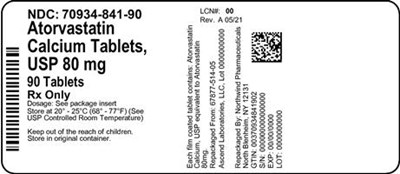70934 841 90 Master Bottle Label Approval   Rev A 05 21